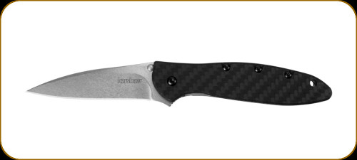 Kershaw - Leek - 3" Blade - CPM 154 - Black Carbon Fiber Handle - 1660CF Kershaw - Leek - 3" Blade - CPM 154 - Black Carbon Fiber Handle - 1660CF