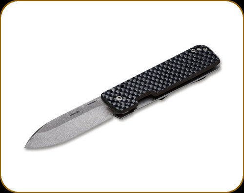 Boker Plus - Lancer 42 Carbon - 2.76" Blade - D2 - Carbon Fibre Handle - 01BO467 Boker Plus - Lancer 42 Carbon - 2.76" Blade - D2 - Carbon Fibre Handle - 01BO467