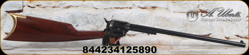 Cimarron - Uberti - 44-40Win - Revolving Carbine - SA Revolver Rifle - Walnut Stock/Brass Butt Plate/Case Hardened Frame/Blued, 18"Round Barrel, 6 Rounds - Mfg# MP429 - STOCK IMAGE