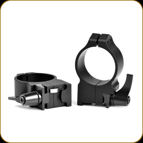 Warne - QD Scope Rings - 30mm - High - Ruger #1, Mini 14/30 and Blackhawk - 15RLM