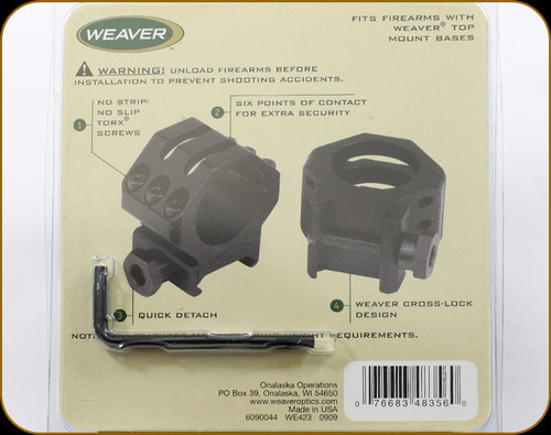 Weaver - 30mm Med - 6 Hole Skeleton Rings - Matte - 48356