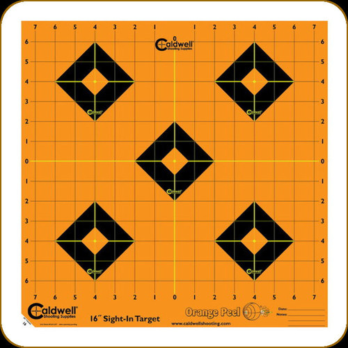 Caldwell - Orange Peel Sight-In Targets - 16" - 5pk - 1166106