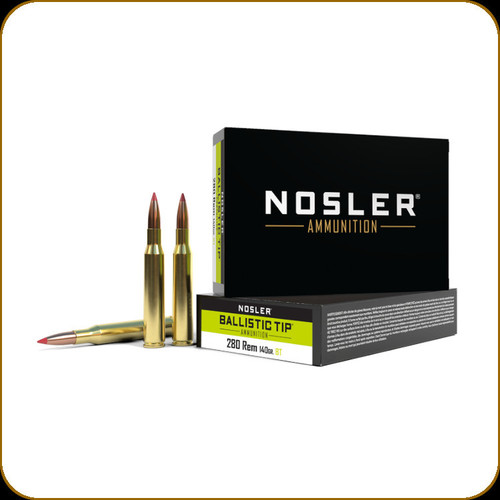 Nosler - 280 Rem - 140 Gr - Ballistic Tip - 20ct - 40073 — Prophet River