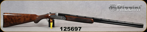 Rizzini - 32Ga/2.75"/29" - Artemis Small - Boxlock O/U Break Action Shotgun - Select Turkish Walnut Prince of Wales Stock w/Semi-Beavertail Forend/Scroll-Engraved Nickel Receiver/Blued Barrels, Single Selective Trigger, Automatic Ejectors, S/N 125697