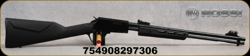 Rossi - 22WMR - Gallery - Pump Action Rifle - Black Polymer Stock/Polished Black Metal Finish, 20"Barrel, 12 Round Capacity, Mfg# RP22W201SY