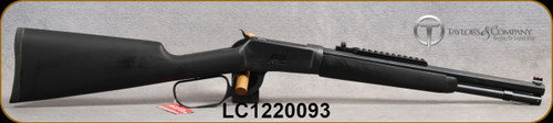 Taylor's & Co - Chiappa - 44Mag - Model 1892 Alaskan Takedown Black - Lever Action Rifle - Wood stock w/Black overmolded Soft-Touch rubber /Matte Black, 16" Barrel, 7 Rounds, Mfg# 220093