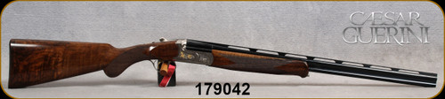 Caesar Guerini - 410Ga/3"/26" - Tempio Light - Turkish Walnut Prince of Wales stock w/Schnabel Forend/Coin finish ornato scroll engraved Receiver/Blued Barrels, 5 Precision Flush-Fit chokes, S/N 179042