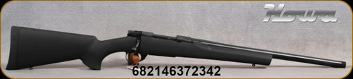 Howa - 308Win - 1500 Hogue Standard Rifle - Bolt Action Rifle - Black Hogue Overmolded Stock/Matte Stainless Finish, 20" Threaded Heavy Barrel, Mfg# HGR73122+