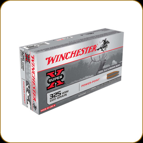 Winchester - 325 WSM - 220 Gr - Super-X - Power-Point - 20ct - X325WSM