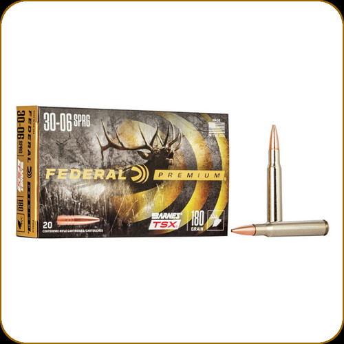 Federal - 30-06 Sprg - 180 Gr - Premium - Barnes TSX - 20ct - P3006AE