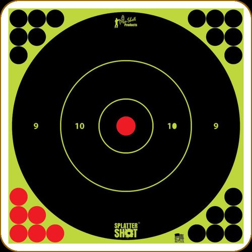 Pro-Shot Products - Splatter Shot Bullseye Target - 12" - Green - 5pk - 12B-GREEN-5PK