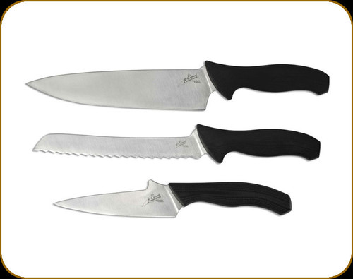 Kershaw - Emerson Cook's Set - DIN 1.4116 Stainless - Black Glass Filled Nylon Handles - Clamshell Packaging - 6100X