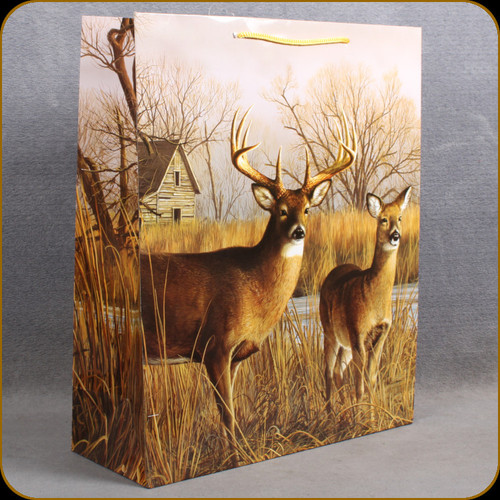 Rivers Edge - Gift Bag - Deer Our Side of the River - Large - 4534