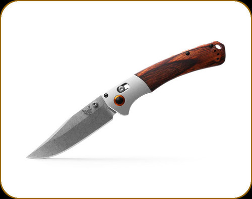 Benchmade - Crooked River - 4" Blade - CPM-S30V - Contoured Stabililzed Wood Handle w/Anodized Aluminum Bolsters and Stainless Steel Liners - 15080-2 Benchmade - Crooked River - 4" Blade - CPM-S30V - Contoured Stabililzed Wood Handle w/Anodized Aluminum Bolsters and Stainless Steel Liners - 15080-2
