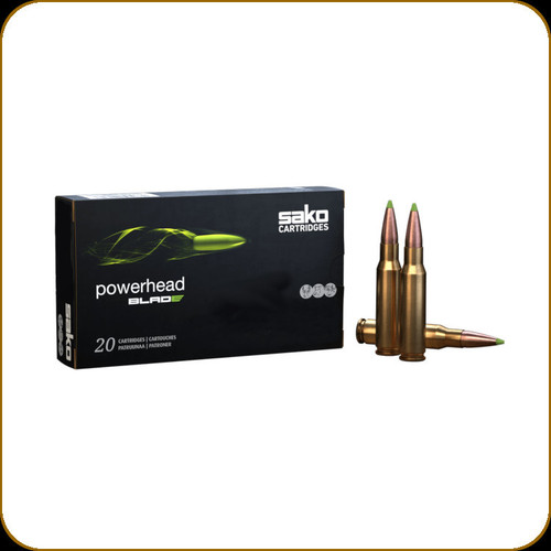 Sako - 6.5 Creedmoor - 120 Gr - Powerhead Blade - 20ct - 657H