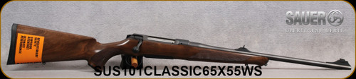 Sauer - 6.5x55SE - Model 101 Classic - Bolt Action Rifle - Ergo Max Walnut Stock/Blued, 22"Barrel, 5 Round Capacity, With Sights, Mfg# SUS101-CLASSIC-6-5X55 - STOCK IMAGE