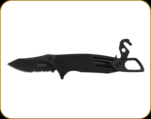 Kershaw - Funxion EMT - 3" Blade - 8Cr13MoV - Black Glass Filled Nylon, K-Texture Grip - 8100