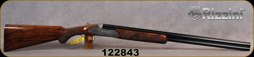 Rizzini - 20Ga/3"/28" - Regal EL - Round Body - O/U - Grade 3 Turkish Walnut Prince of Wales stock w/rounded forend/Coin Finish Roundbody ornamental scroll/Blued Barrels, Box lock, automatic ejectors, single selective trigger - S/N 122843