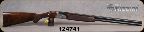 Rizzini - 20Ga/3"/28" - Aurum - Box-lock O/U - Select Turkish Walnut Prince of Wales stock w/rounded forend/Coin Finished Game-Scene Engraved Receiver/Blued, Vent-Rib Barrels, Auto Ejectors, Single Select Trigger,  S/N 124741