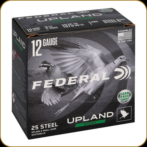 Federal - 12 Ga 2.75" - 1oz - Shot 6 - Upland - Steel - 25ct - USH122 6 — Prophet River