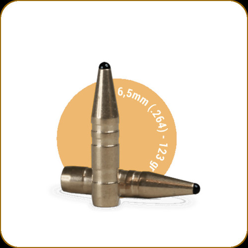 Fox Bullets - 6.5mm (.264) - 123 Gr - Classic Hunter - Lead-Free - 50ct