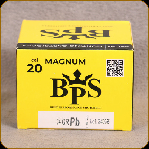 BPS - 20 Ga 3" - 1 1/5oz - Shot 7.5 - Magnum - 25ct - BPS-20-MAG-#7.5 — Prophet River
