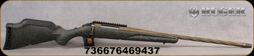 Ruger - 30-06Sprg - American Rifle Generation II Predator - Green Splatter Gen II American Stock /Burnt Bronze Cerakote Fluted, 22"Spiral Fluted Barrel - 4 Round Capacity Flush-Fit Mag - Mfg# 46943