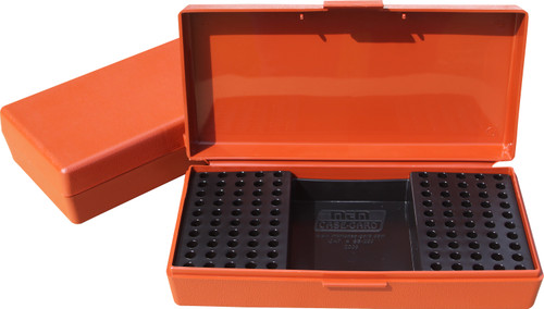 MTM Case-Gard - SB-200 Series Ammo Box - 22 LR Rimfire Competition - 100rd - Rust - SB-200-32