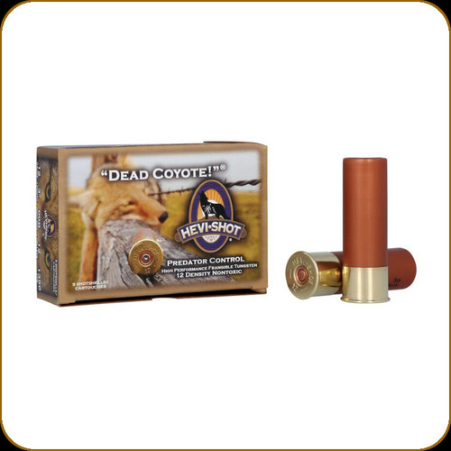 Hevi-Shot - 12 Ga 3" - 12 Pellets - Shot 00 Buck - Hevi-Shot - Predator Control - 5ct - HS42213 Hevi-Shot - 12 Ga 3" - 12 Pellets - Shot 00 Buck - Hevi-Shot - Predator Control - 5ct - HS42213