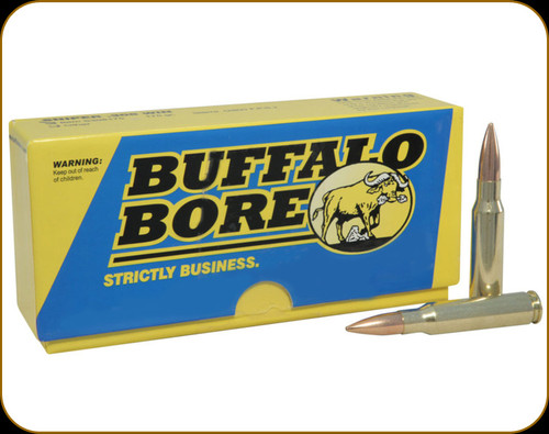 Buffalo Bore - 308 Win - 175 Gr - Sniper - Sierra Boat Tail Hollow Point - 20ct - S308175