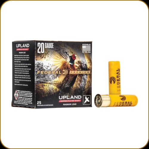 Federal - 20 Ga 3" - 1 1/4oz - Shot 6 - Upland - Copper Plated Magnum Lead - 25ct - P258 6