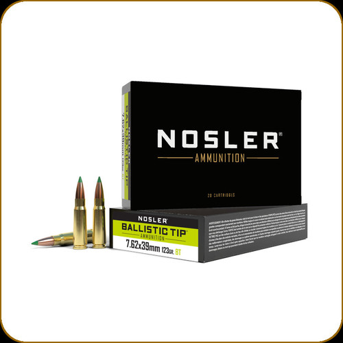 Nosler - 7.62x39 - 123 Gr - Ballistic Tip - 20ct - 40069