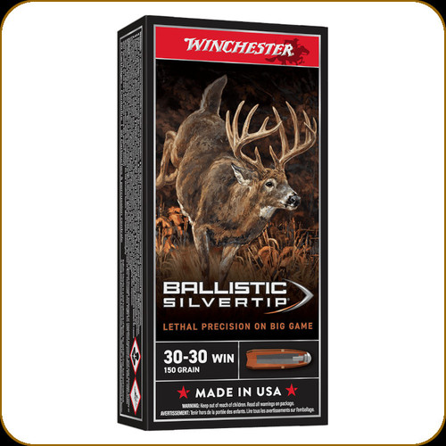 Winchester - 30-30 Win - 150 Gr - Ballistic Silvertip - 20rd - SBST3030