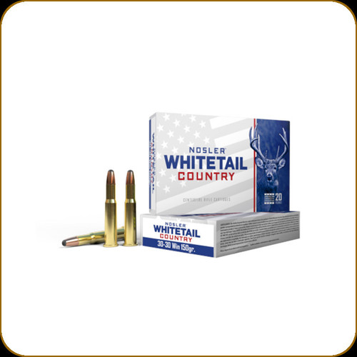 Nosler - 30-30 Win - 150 Gr - Whitetail Country - Solid Base Round Nose - 20ct - 40135