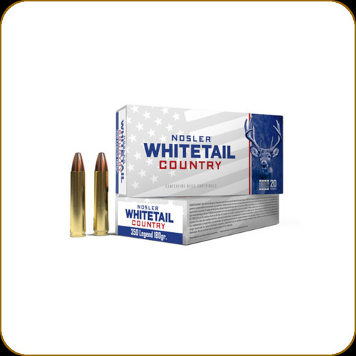 Nosler - 350 Legend - 180 Gr - Whitetail Country - Straight Wall - 20ct - 40130