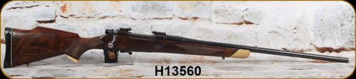Used - Winchester - 240WbyMag - Enfield M18 - Select Dark Walnut Stock w/engraving & Maple Forend & Grip Cap/Blued Finish, 26"Barrel, Dayton traister bolt, Timney Trigger