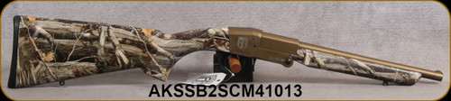 Revolution Armory -  AKS - 410Ga/3"/13" - SB2S - Single Shot Break Action - NEXT Camo Synthetic Stock/Bronze Cerakote Finish, 3 Chokes ( F, M, IC), Mfg# AKS-SB2SCM-410-13