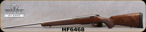 Tikka - 6.5Creedmoor - Model T3x Hunter Stainless - Walnut Stock/Stainless, 22.4"Barrel, 3 round detachable magazine, Single Stage Trigger, Mfg# TFTT6336103, S/N HF6468 Tikka - 6.5Creedmoor - Model T3x Hunter Stainless - Walnut Stock/Stainless, 22.4"Barrel, 3 round detachable magazine, Single Stage Trigger, Mfg# TFTT6336103, S/N HF6468