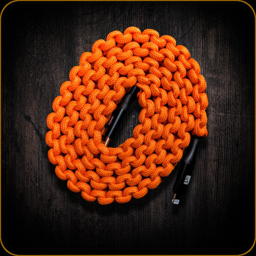 Dark Energy - Lightning to USB-C Cable - 3ft - Hi-Vis Orange - LCC03BKHV