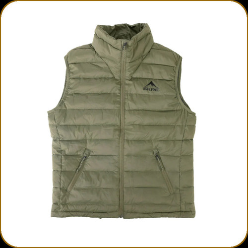 SKRE - Ptarmigan - Ultra Down Vest - Olive Green - X-Large SKRE - Ptarmigan - Ultra Down Vest - Olive Green - X-Large