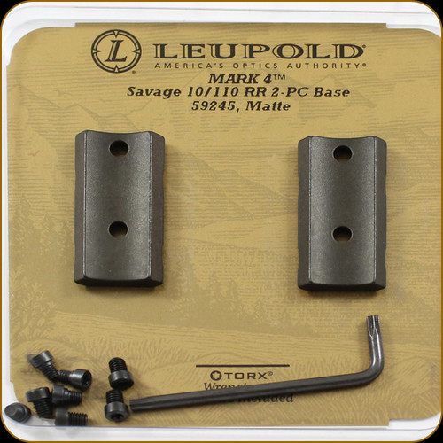 Leaupold - Mark 4 - Savage 10/110 RR - 2-pc Base - Matte - 59245