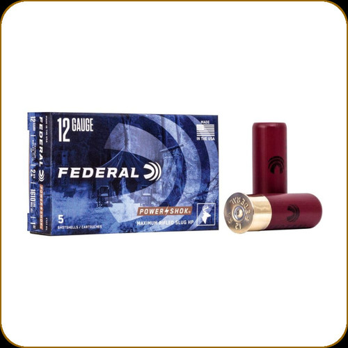 Federal - 12 Ga 2.75" - Rifled Hollow Point Slug - 1oz - 5ct - F127 RS