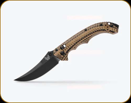 Benchmade - Mini Bedlam - 3.45" Blade - CPM-S90V - Black/Coyote/OD G10 Handle - 865BK-01