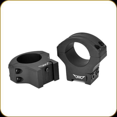 Warne - HyperLite Rings - 30mm - High - Tikka Dovetail - Matte - 8515TM