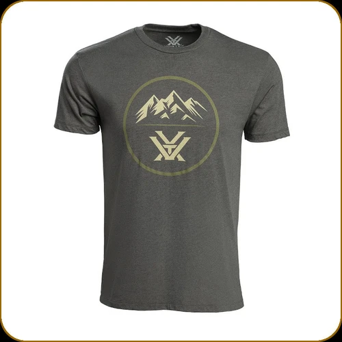 Vortex - Men's Three Peaks T-Shirt - Dark Olive - X-Large - 121-10-DOL-XL