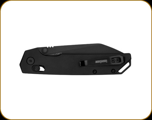 Kershaw - Iridium - Reverse Tanto - 3.45" Blade - D2 - Black Anodized 6061-T6 Aluminum Handle - 2038RBLK