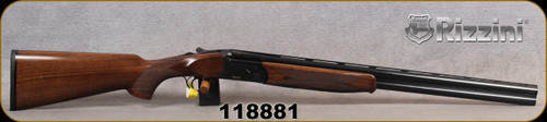 Rizzini - 12Ga/3"/26" - BR110 - Boxlock O/U Break Action Shotgun - Upgraded Turkish Walnut/Black Cerakote Finish, Vent-Rib Barrels, automatic ejectors, single-selective trigger, 5pc Flush-Fit Chokes, S/N 118881