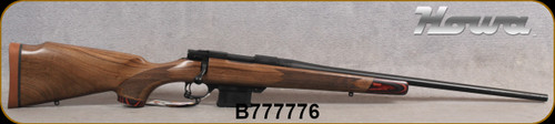 Howa - 6mmARC - M1500 Super Deluxe Mini Action - Bolt Action Rifle - Deluxe Turkish Walnut Stock w/Laminate Caps/Blued Finish, 22"Threaded Barrel, Detachable Magazine, Mfg# HWH6ARCLUX, S/N B777776