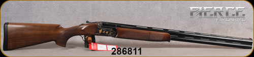 Fierce - 12Ga/3"/28" - Upland RS - O/U - Oil Finish Turkish Walnut Pistol Grip Stock/Case Hardened Forged Steel Receiver/Blued Barrels, Auto Ejectors, Red Fiber Bead Front Sight, S/N 286811