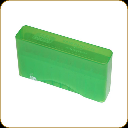 MTM Case-Gard - J-20 Slip Top Ammo Box Series - 223 Rem/204 Ruger - 20rd - Clear Green - J-20-XS-16